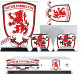 MIDDLESBROUGH 2 XBOX ONE S (SLIM) *TEXTURED VINYL ! * PROTECTIVE SKIN DECAL WRAP