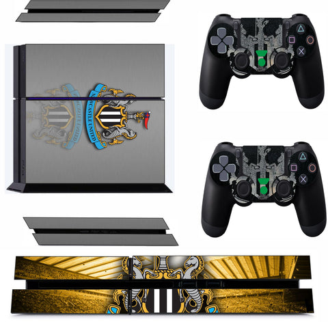 NEWCASTLE UNITED PS4 *TEXTURED VINYL ! * PROTECTIVE SKINS DECAL WRAP STICKERS