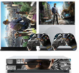 WATCHDOGS  XBOX ONE S (SLIM) *TEXTURED VINYL ! * PROTECTIVE SKIN DECAL WRAP
