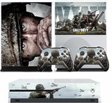 CALL OF DUTY WWII XBOX ONE S (SLIM) *TEXTURED VINYL ! * PROTECTIVE SKIN DECAL WRAP
