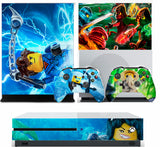 LEGO NINJAGO MOVIE XBOX ONE S (SLIM) *TEXTURED VINYL ! * PROTECTIVE SKIN DECAL WRAP